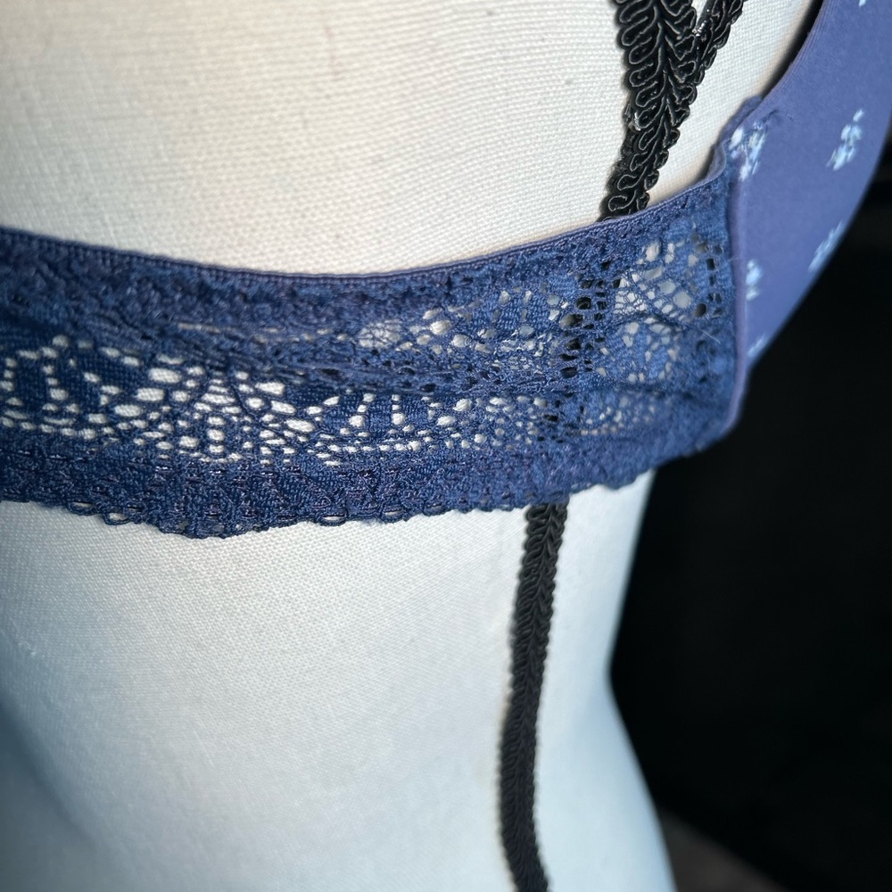 Lucky Brand Blue Bra Size 38C - EUC - Picture 4 of 11